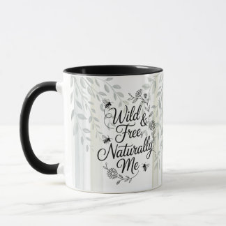 Heritage Wild and Free Naturally Me Citat Mugg