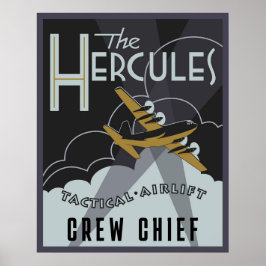 Herk Deco - Anpassningsbar C-130H Edition Poster