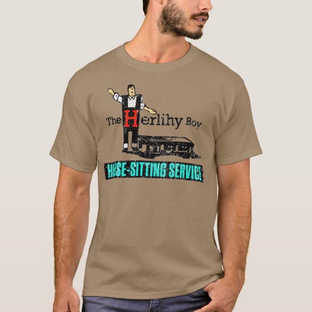 Herlihy Boy House-Sitta Services T Shirt (Framsida)