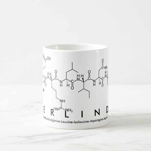 Herlinda peptide namn mugg (Center)