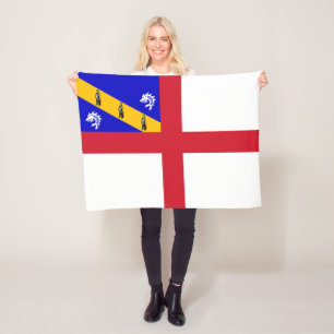 Herm Flagga Fleecefilt