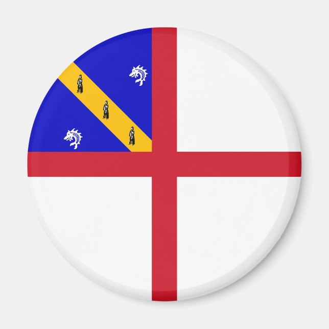 Herm Flagga Magnet (Framsidan)