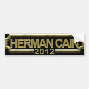 Herman Cain 2012 Bildekal