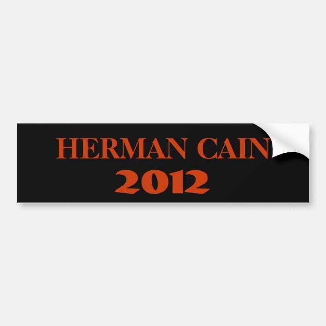 HERMAN CAIN 2012 BILDEKAL (Framsidan)
