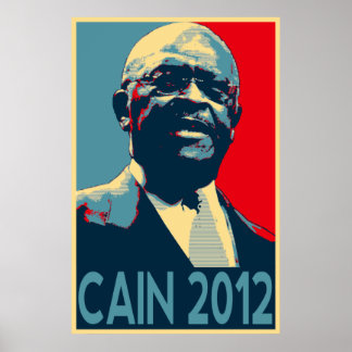 Herman Cain 2012 Poster