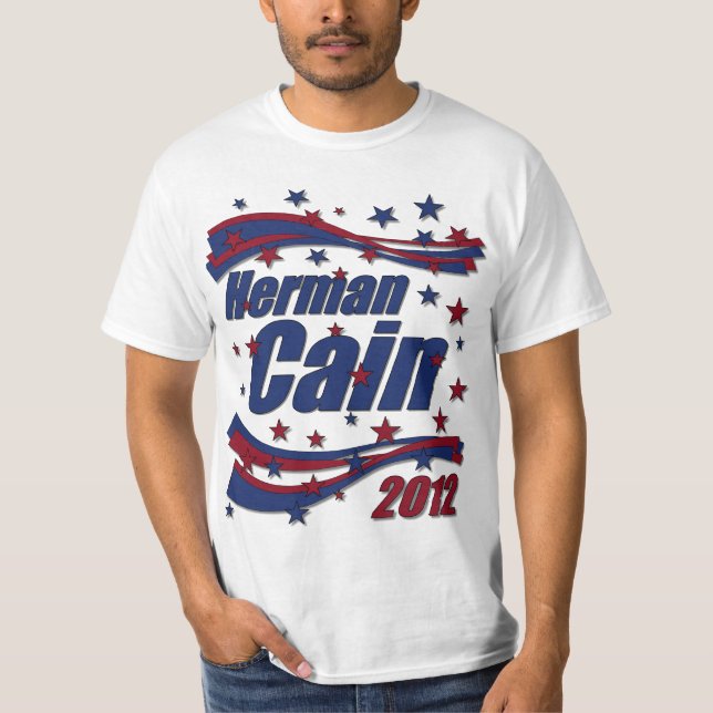 Herman Cain 2012 T-shirt (Framsida)