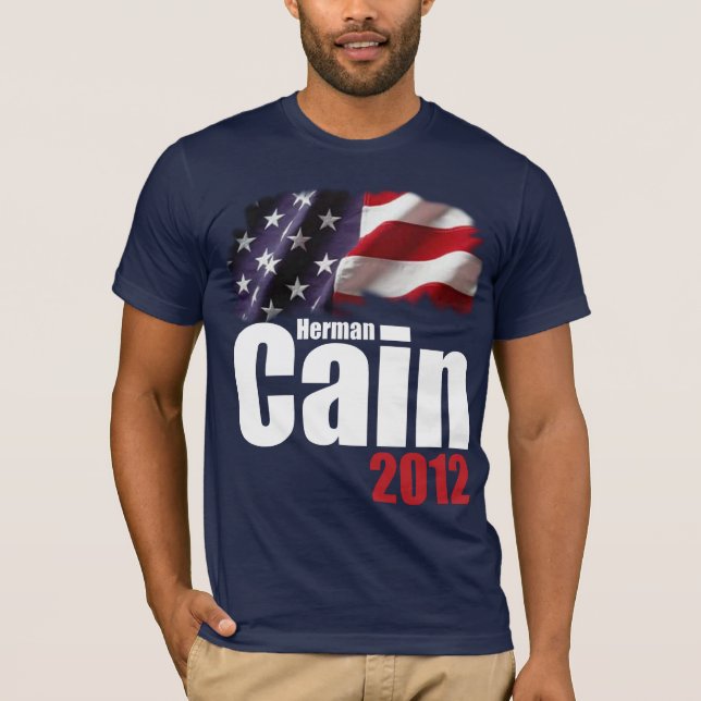 Herman Cain 2012 T-shirt (Framsida)