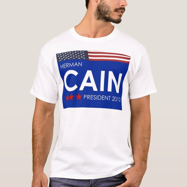 Herman Cain 2012 T-shirt (Framsida)
