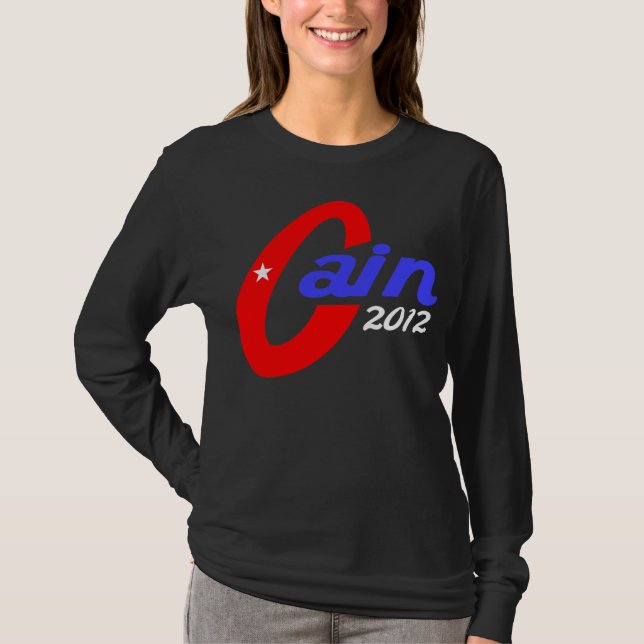 Herman Cain 2012 Tee (Framsida)