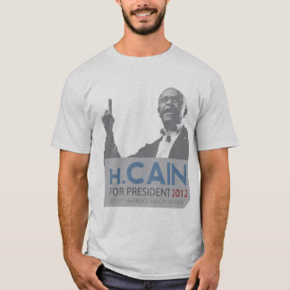 Herman Cain demokratiska koloniblått T-shirt