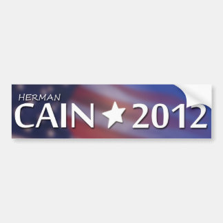 Herman Cain för den presidentbildekalet 2012 Bildekal