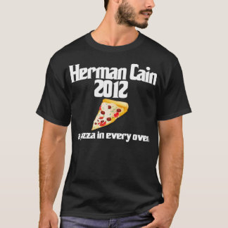 Herman Cain pizzaskjorta 2012 Tee