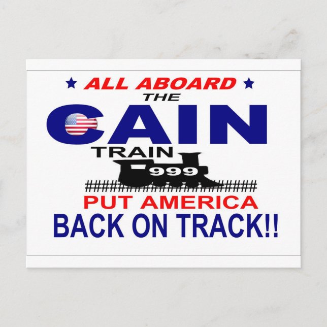 Herman Cain Vykort (Framsida)