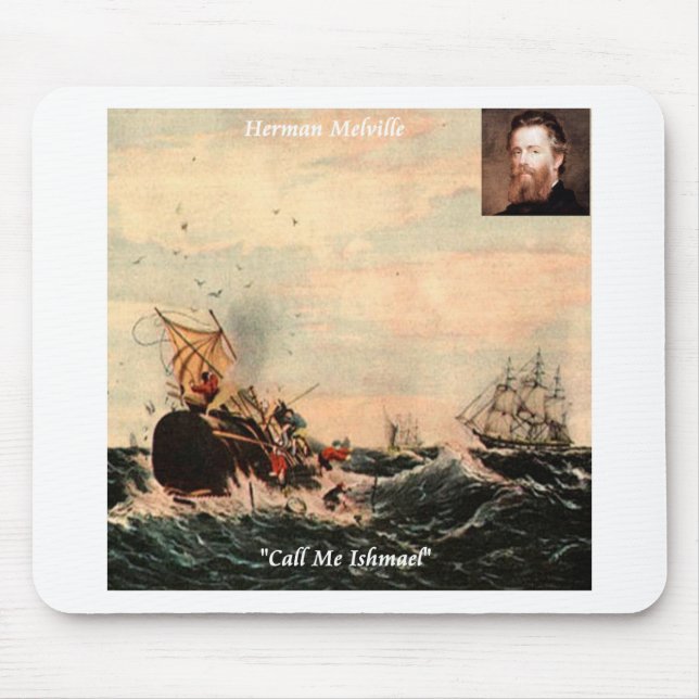 Herman Melville Kalla Mig Ishmael Citat Musmatta (Framsidan)