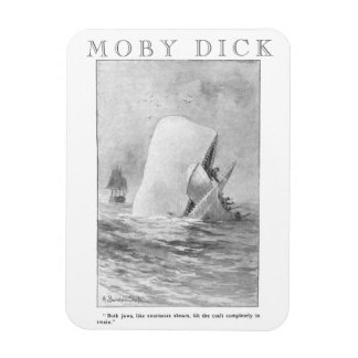 Herman Melville Moby Dick Quote Magnet