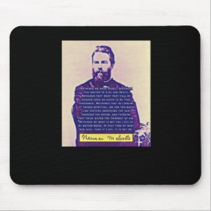 Herman Melville Quote Bläck vi har ett allvarligt Musmatta