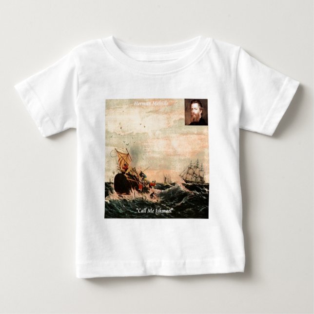 Herman Melville Ring mig Ishmael Citat Tröja (Framsida)