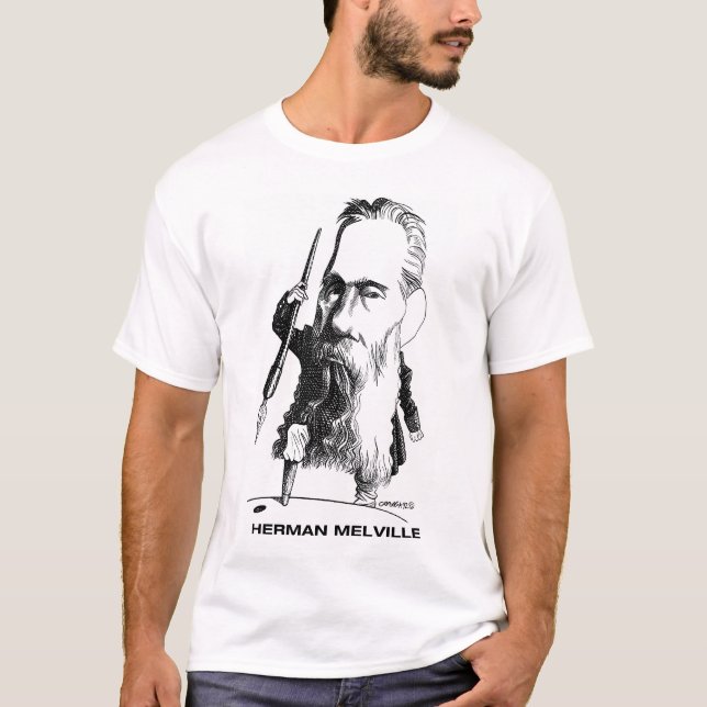 Herman Melville T-Shirt (Framsida)