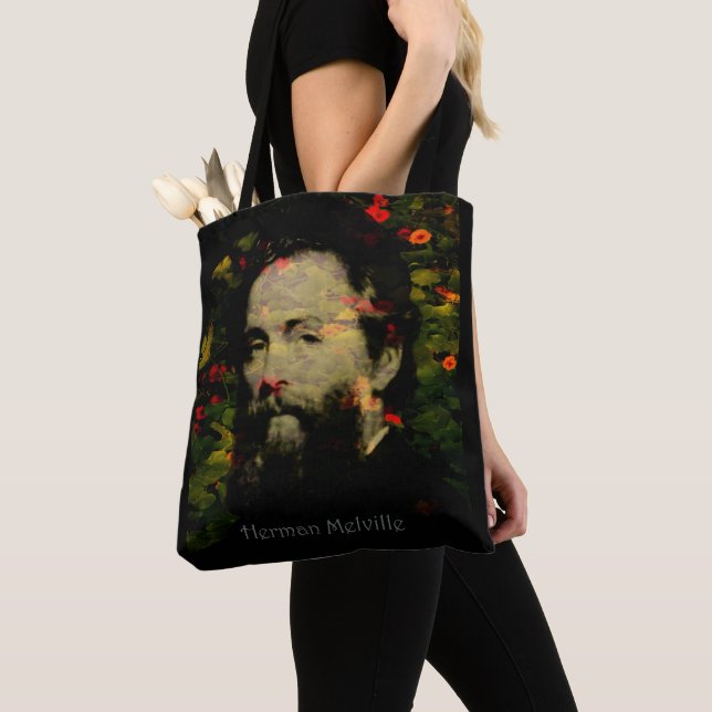 Herman Melville Tote Bag Tygkasse (Närbild)