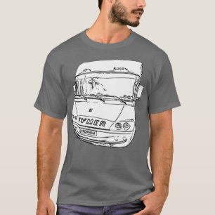 Herman, motorhemmet Bläck T Shirt
