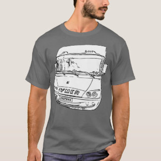 Herman, motorhemmet Bläck T Shirt
