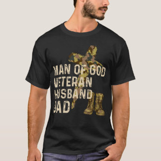 Herman vid Gud Veteran Make Pappa Christian Jesus  T Shirt
