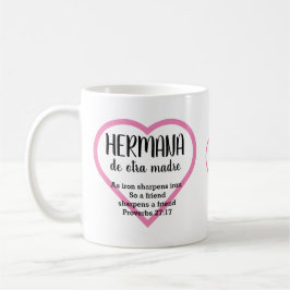 HERMANA DE OTRA MADRE Christian BFF Monogram Kaffemugg