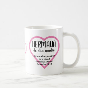 HERMANA DE OTRA MADRE Christian BFF Monogram Kaffemugg