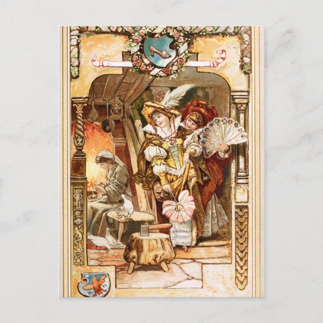 Hermann Vogel - Cinderella Vykort (Framsida)