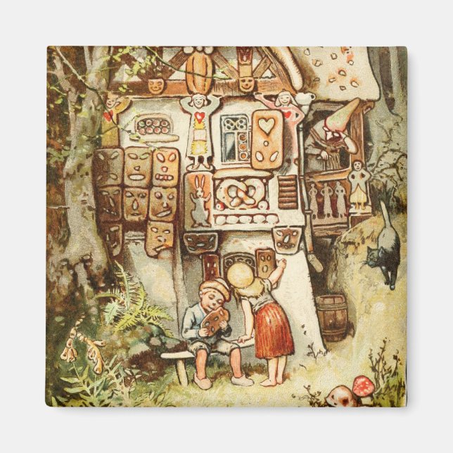 Hermann Vogel - Hansel och Grethel Magnet (Framsidan)