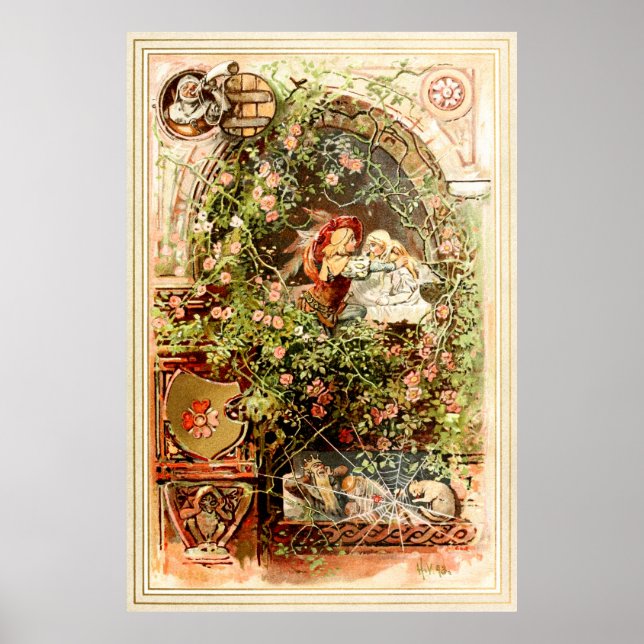 Hermann Vogel - Sleeping Beauty Poster (Framsidan)