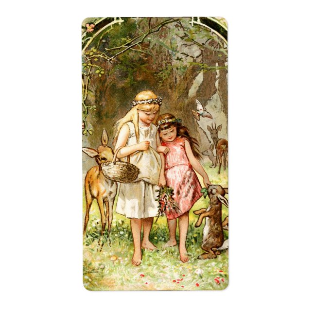 Hermann Vogel - Snö White och Ro Red Fraktsedel (Framsidan)