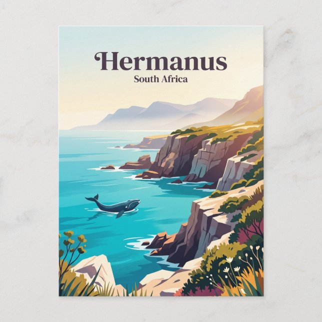 Hermanus Sydafrika Vykort (Framsida)
