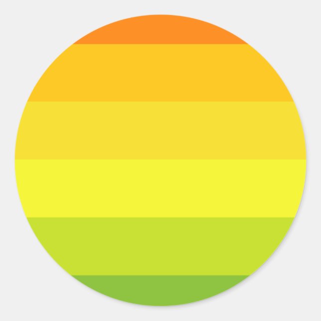 Hermaphrodite Runt Klistermärke (Framsida)