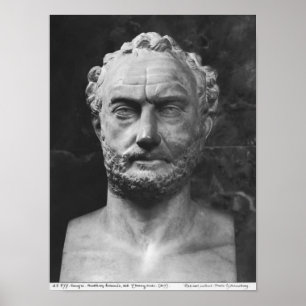 Hermen av en man, sade att vara Thucydides Poster