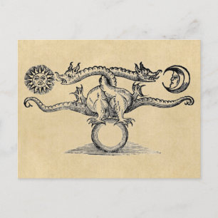 Hermes Bird Alchemy Vykort