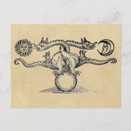 Hermes Bird Alchemy Vykort