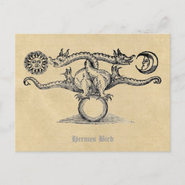 Hermes Bird Alchemy Vykort