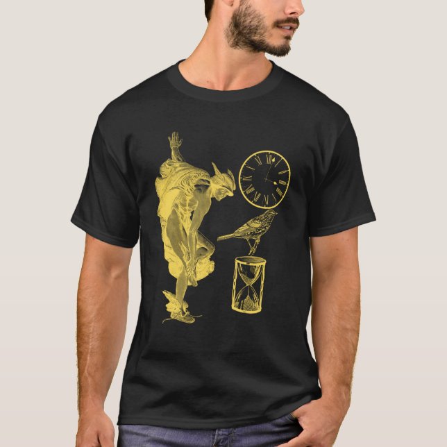 Hermes Herald of the Gods Ancient Grekiska T Shirt (Framsida)