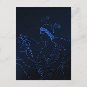 Hermes - Messenger Gud Vykort