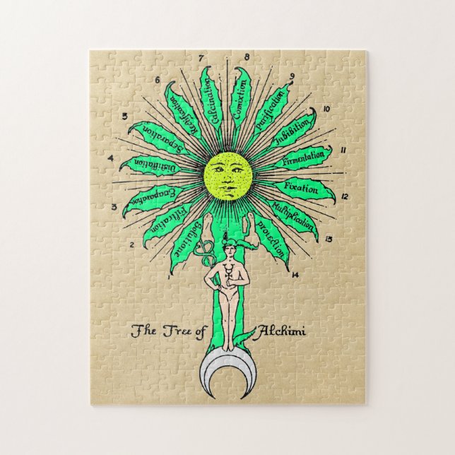 Hermes Träd i Alchemy Pussel (Vertikal)