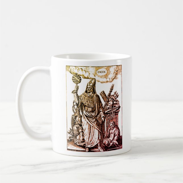 Hermes Trismegistus (Hermes the Thrice-Underbarare Kaffemugg (Vänster)