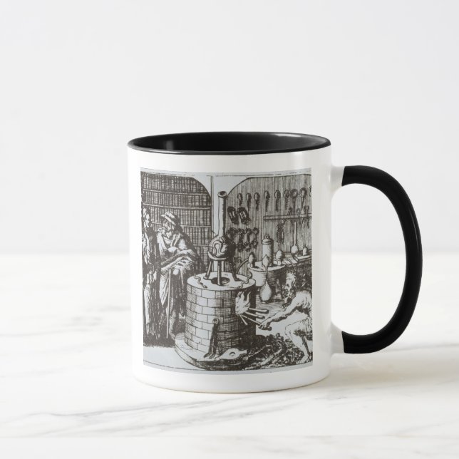 Hermetiska filosofer och en alkemist, från 'musa mugg (Höger)