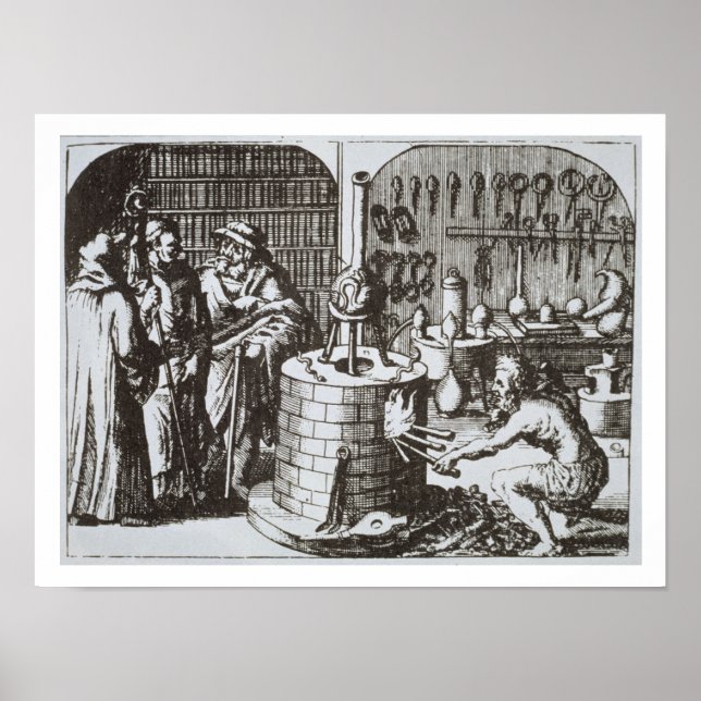 Hermetiska filosofer och en alkemist från "Muse" Poster (Framsidan)