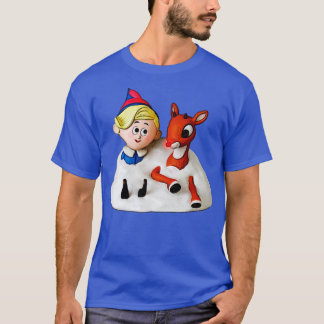 Hermey och Rudolph i Snö T Shirt