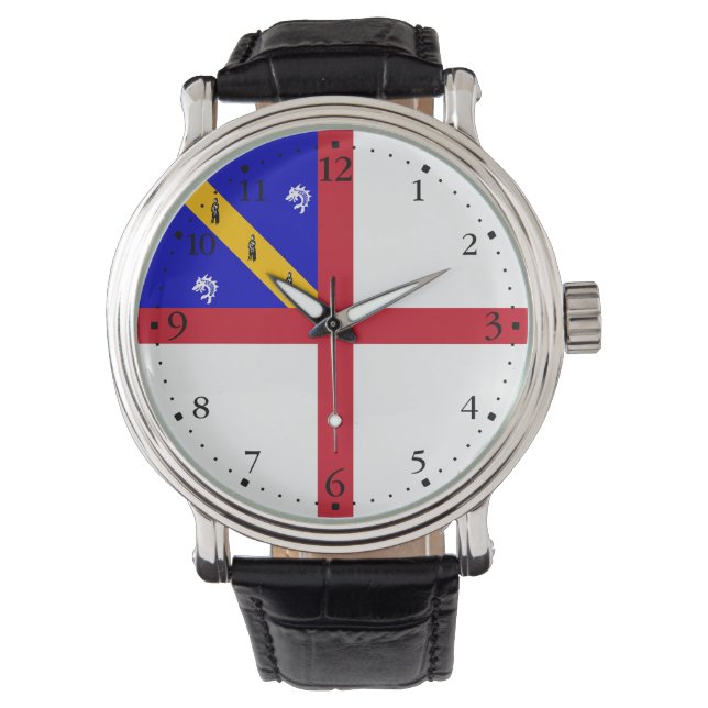 Hermflagga Armbandsur (Framsida)