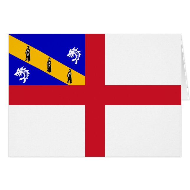 Hermflagga Hälsningskort (Framsidan Horizontal)