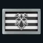 Hermine bretonne en gwenn ha du (blanc et noir)<br><div class="desc">Pour tous les amoureux de la Bretagne,  voici,  avec cette jolie boucle de ceinture,  au design sobre et élégant,  une belle hermine sur fond de gwenn ha du (blanc et noir),  symbole de la Bretagne par excellence.</div>