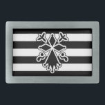 Hermine bretonne en gwenn ha du (blanc et noir)<br><div class="desc">Pour tous les amoureux de la Bretagne,  voici,  avec cette jolie boucle de ceinture,  au design sobre et élégant,  une belle hermine sur fond de gwenn ha du (blanc et noir),  symbole de la Bretagne par excellence.</div>