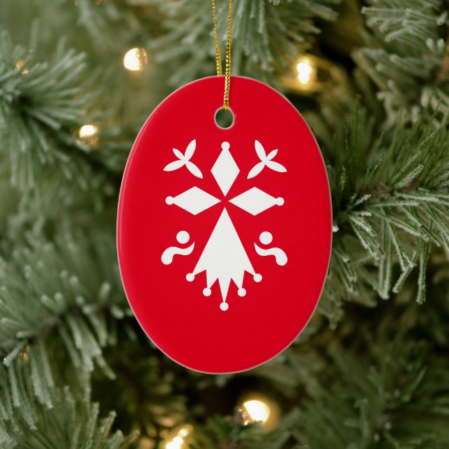 Hermine de Bretagne Julgransprydnad Keramik (Träd)